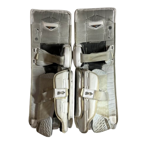Bauer Vapor 2X Pro - Jambières de gardien de but Pro Stock d'occasion (blanches)